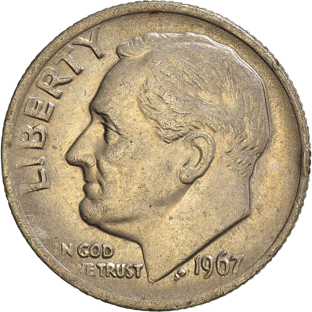 Munten, Verenigde Staten, Dime, 1967