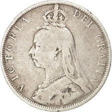Great Britain, Florin, 1890, KM #762, F(12-15), Silver, 10.83