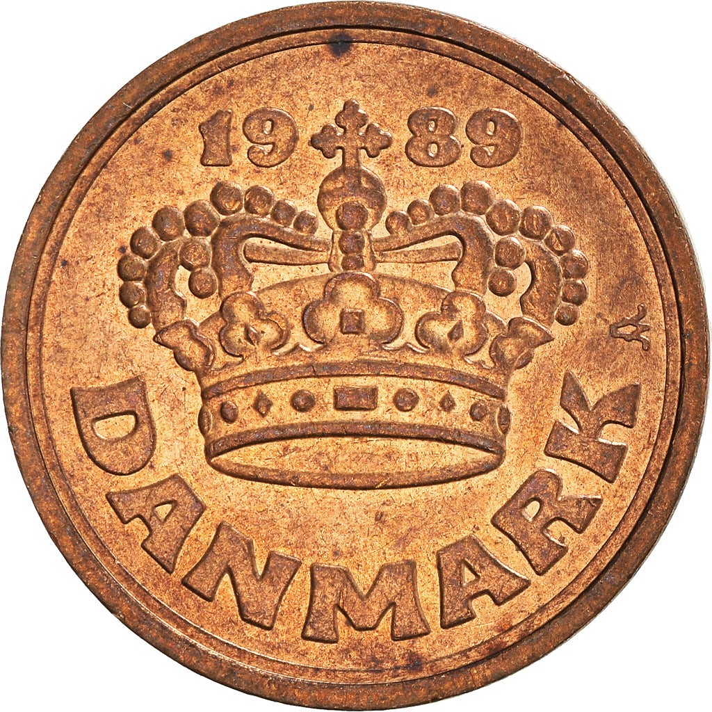 Moeda, Dinamarca, 50 Öre, 1989