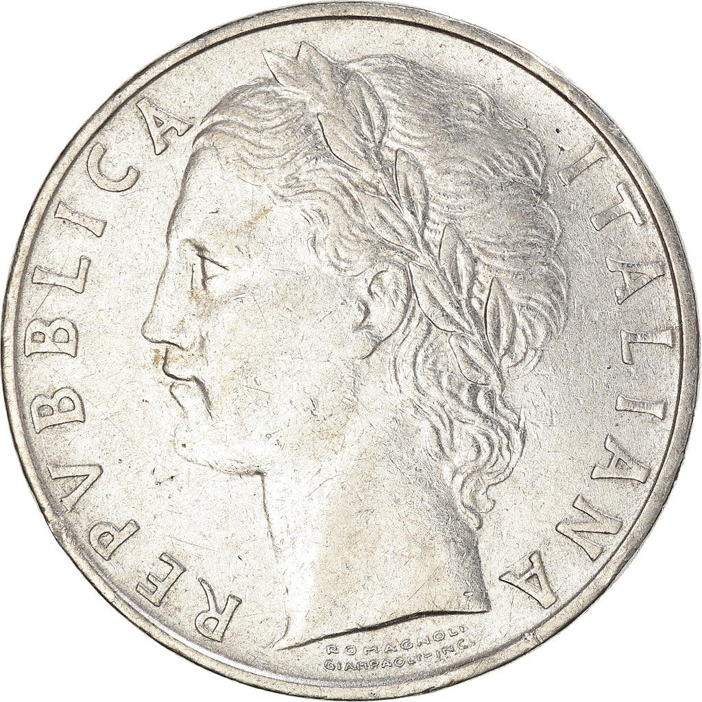 Münze, Italien, 100 Lire, 1959