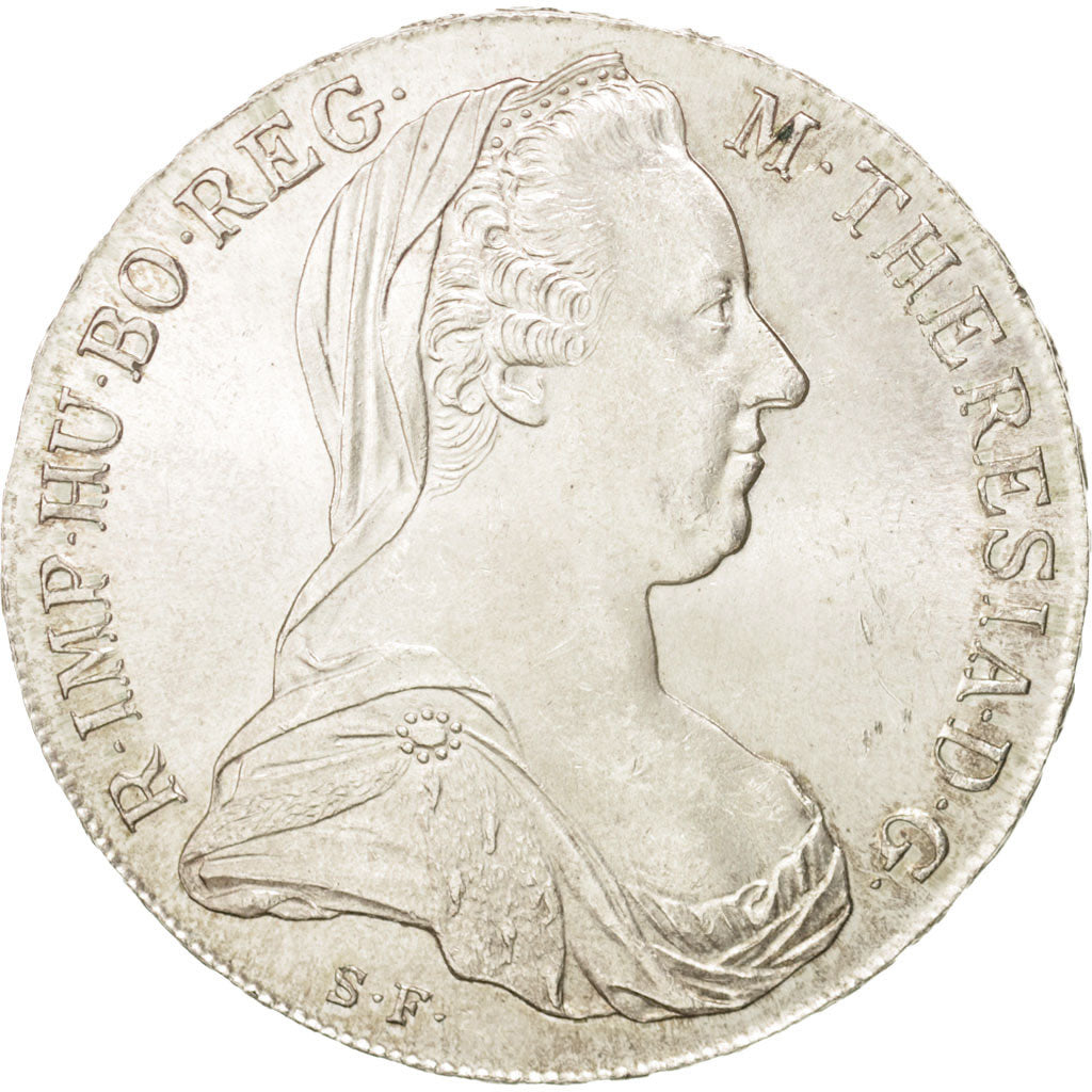 AUSTRIA, Thaler, 1780, RESTRIKE, KM #T1, MS(63), Silver, 41, 28.04