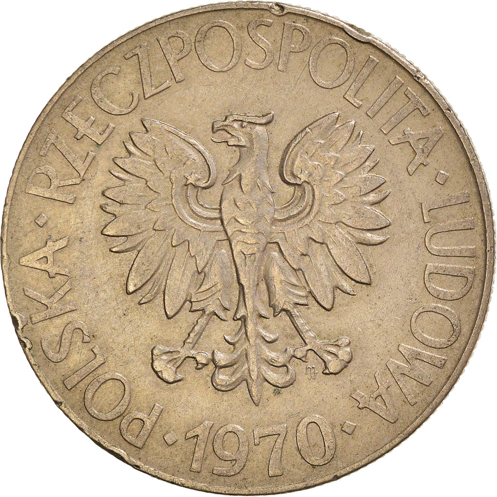 Munten, Polen, 10 Zlotych, 1970