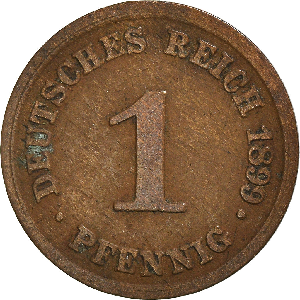 Munten, DUITSLAND - KEIZERRIJK, Pfennig, 1899
