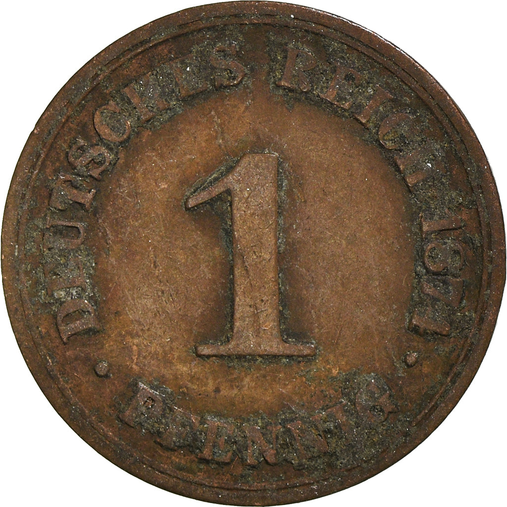 Moneta, GERMANIA - IMPERO, Pfennig, 1874
