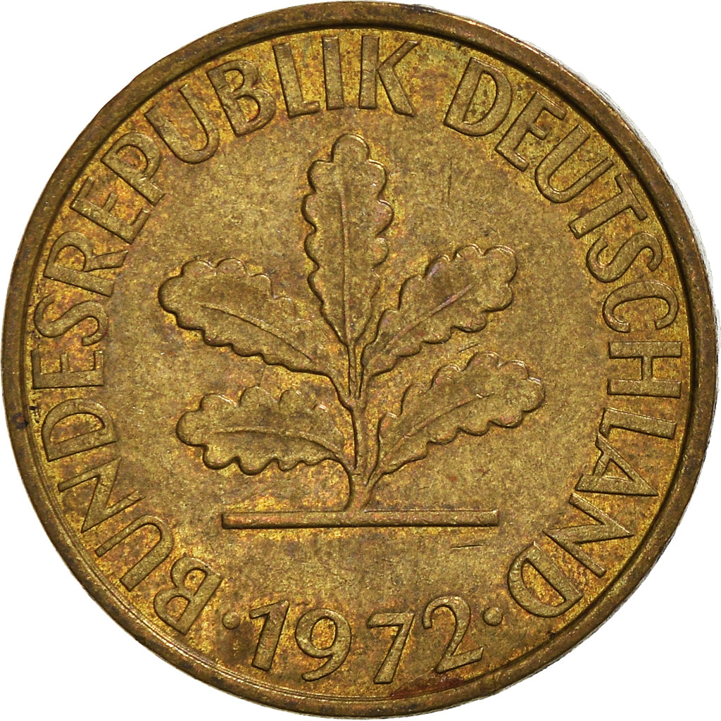 Monnaie, République fédérale allemande, 5 Pfennig, 1972
