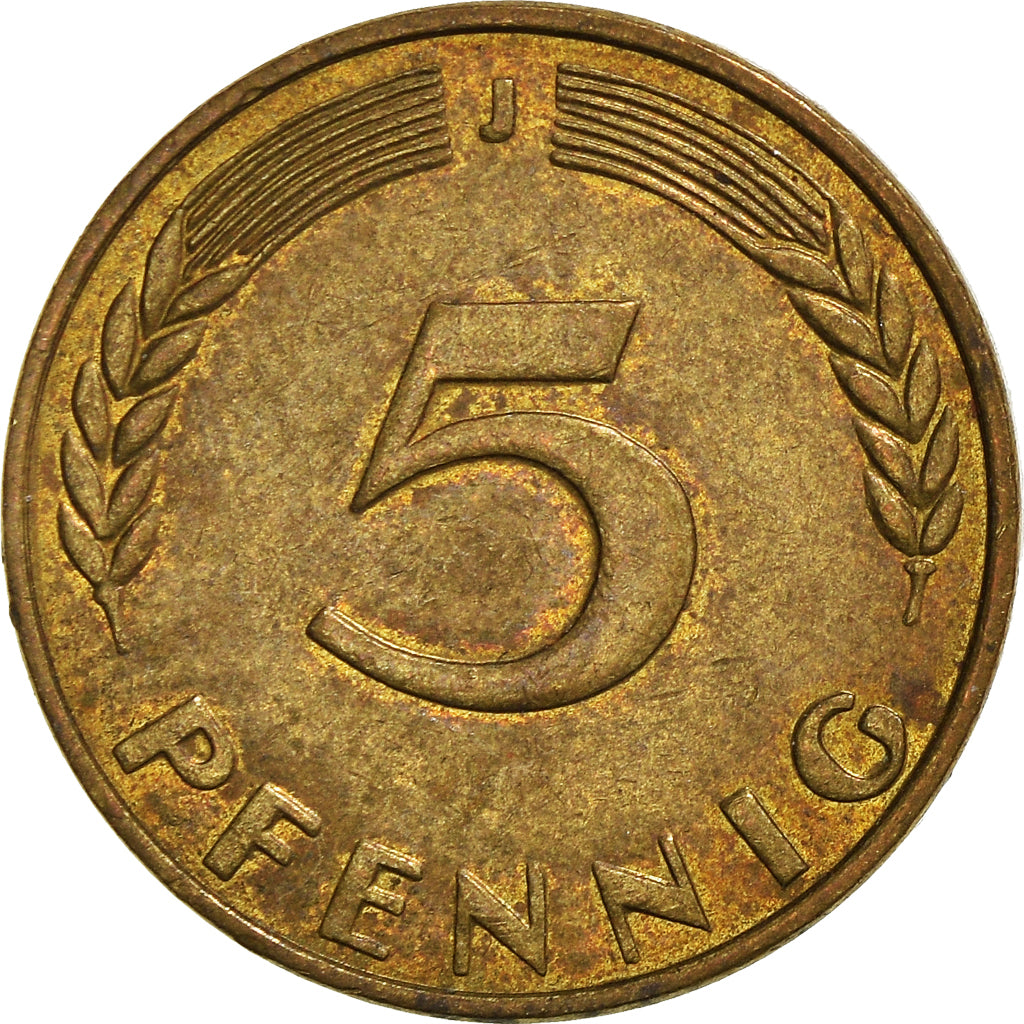 Monnaie, République fédérale allemande, 5 Pfennig, 1972