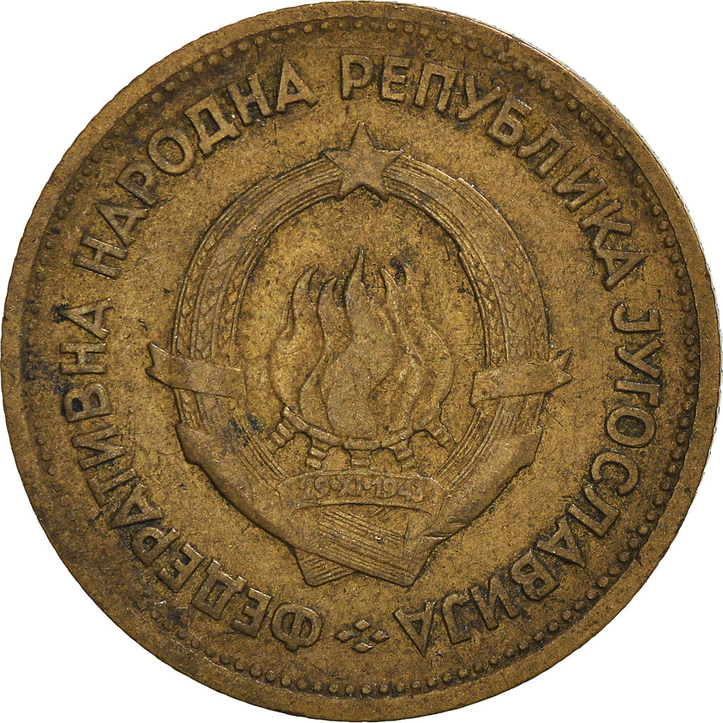 Moneta, Iugoslavia, 20 Dinara, 1955