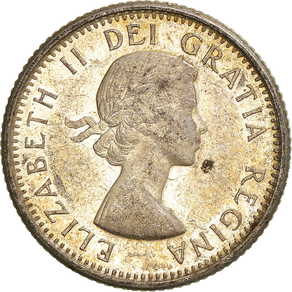 Münze, Kanada, 10 Cents, 1961
