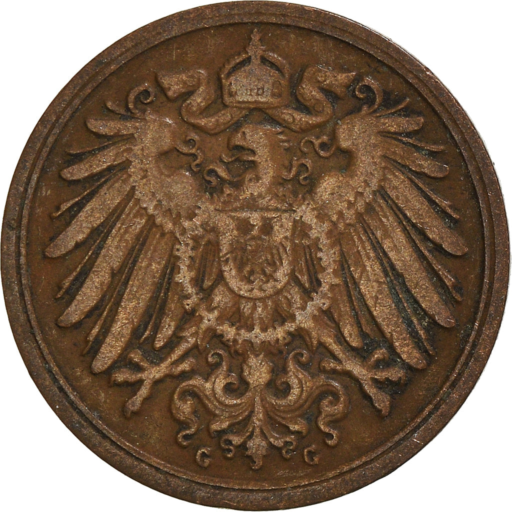 Moneta, Niemcy, Pfennig, 1892