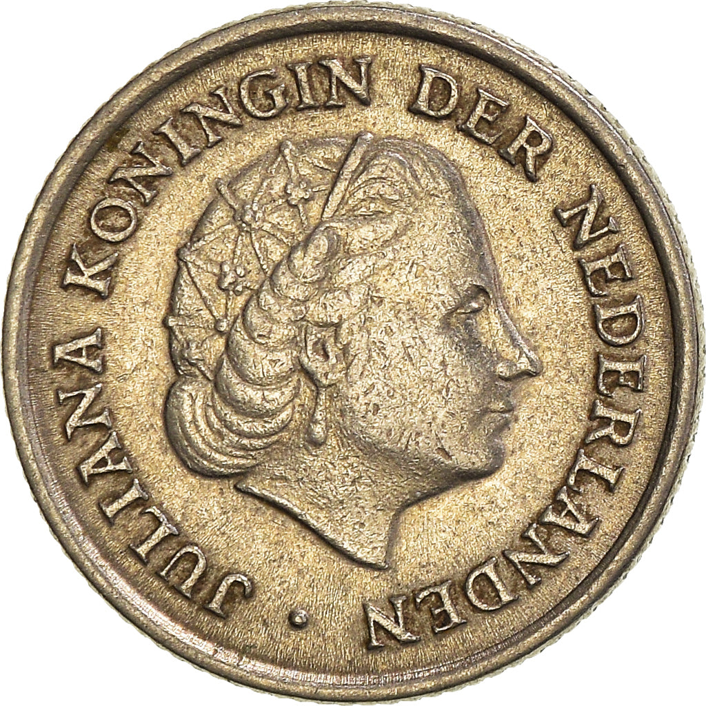 Moeda, Países Baixos, 10 Cents, 1955