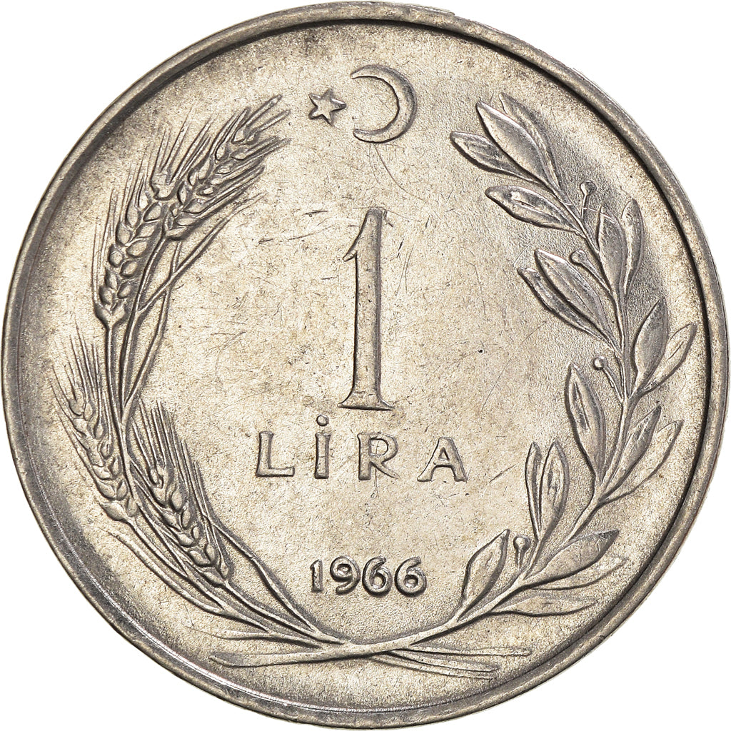 Coin, Turkey, Lira, 1966