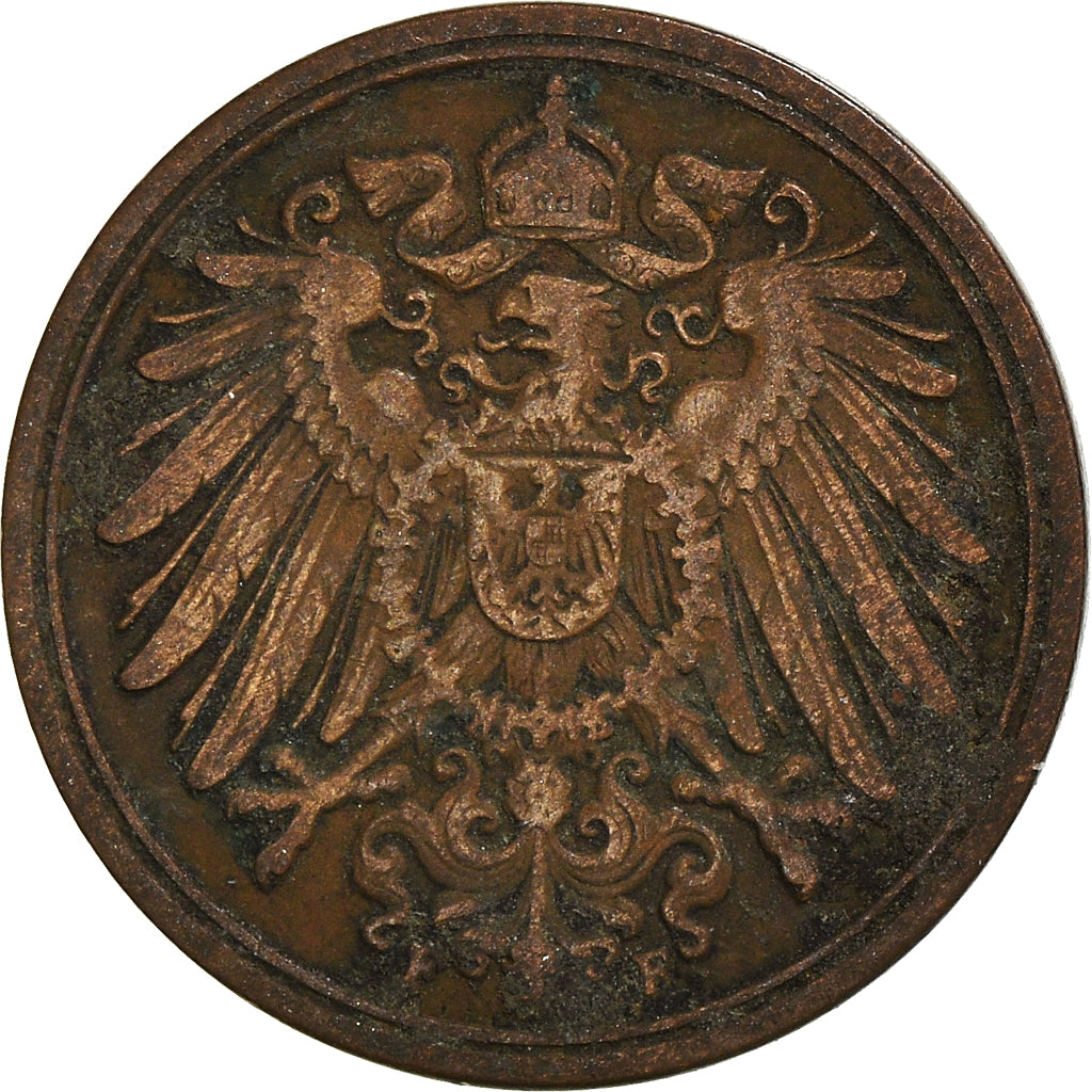 Moeda, ALEMANHA - IMPÉRIO, Pfennig, 1896