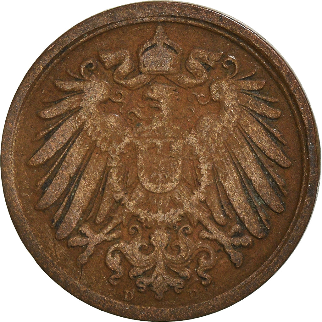 Coin, GERMANY - EMPIRE, Pfennig, 1893