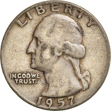 Monnaie, États-Unis, Quarter, 1957