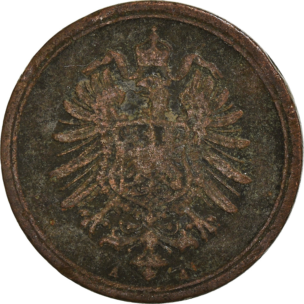 Moneta, GERMANIA - IMPERO, Pfennig, 1876