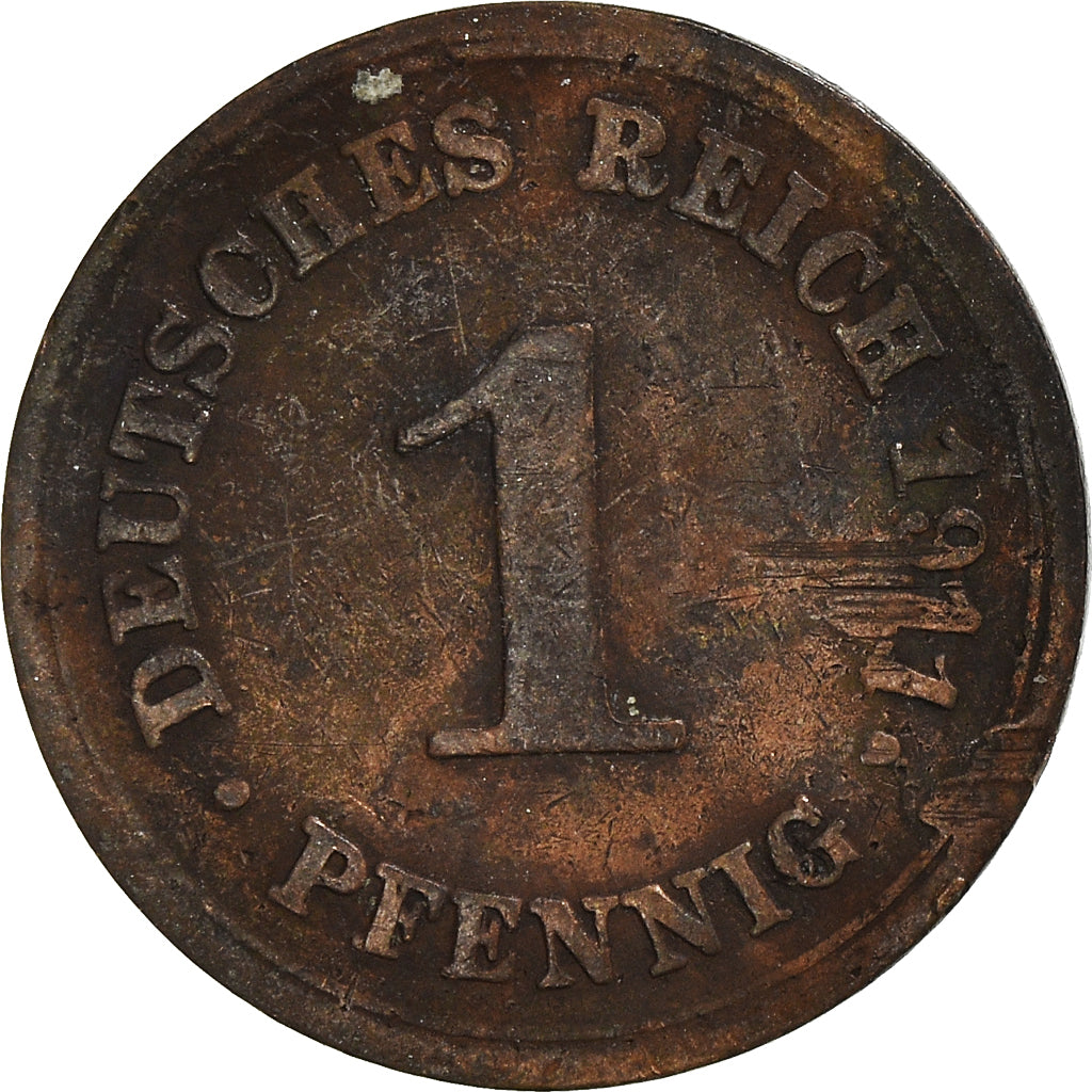 Moneta, NIEMCY - IMPERIUM, Pfennig, 1911
