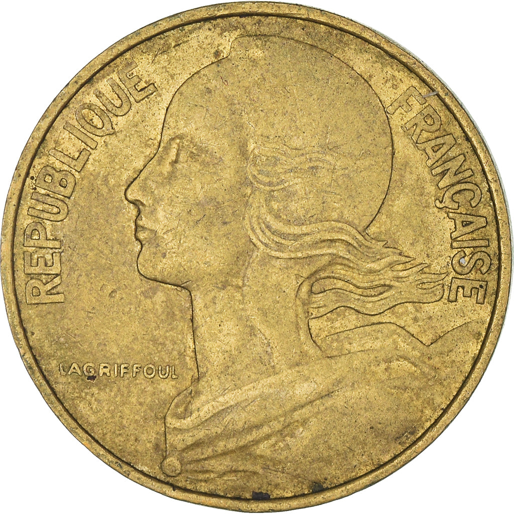 Munten, Frankrijk, 10 Centimes, 1976