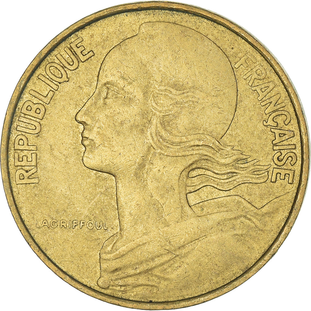 Munten, Frankrijk, 10 Centimes, 1975