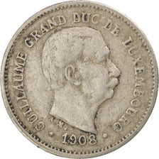 LUXEMBOURG, 5 Centimes, 1908, KM #26, EF(40-45), Copper-Nickel, 2.50