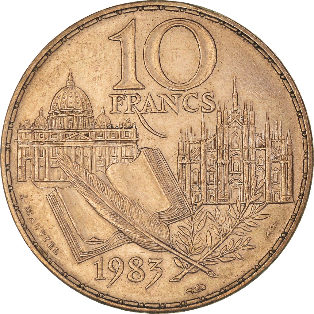Moneda, Francia, 10 Francs, 1983