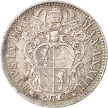 Vatican, Pie IX, 10 Baiocchi 1863 XVII-R, KM 1342b
