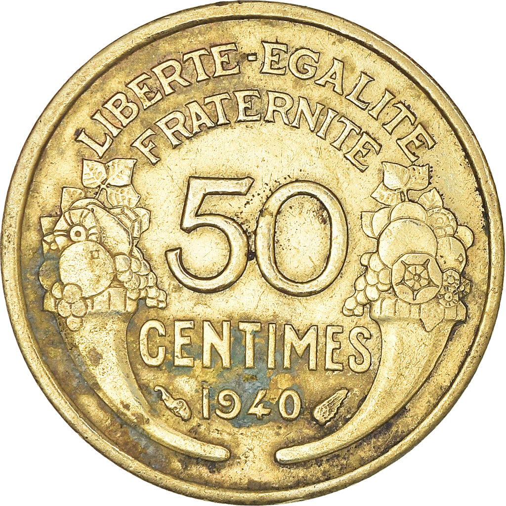 Coin, France, 50 Centimes, 1940