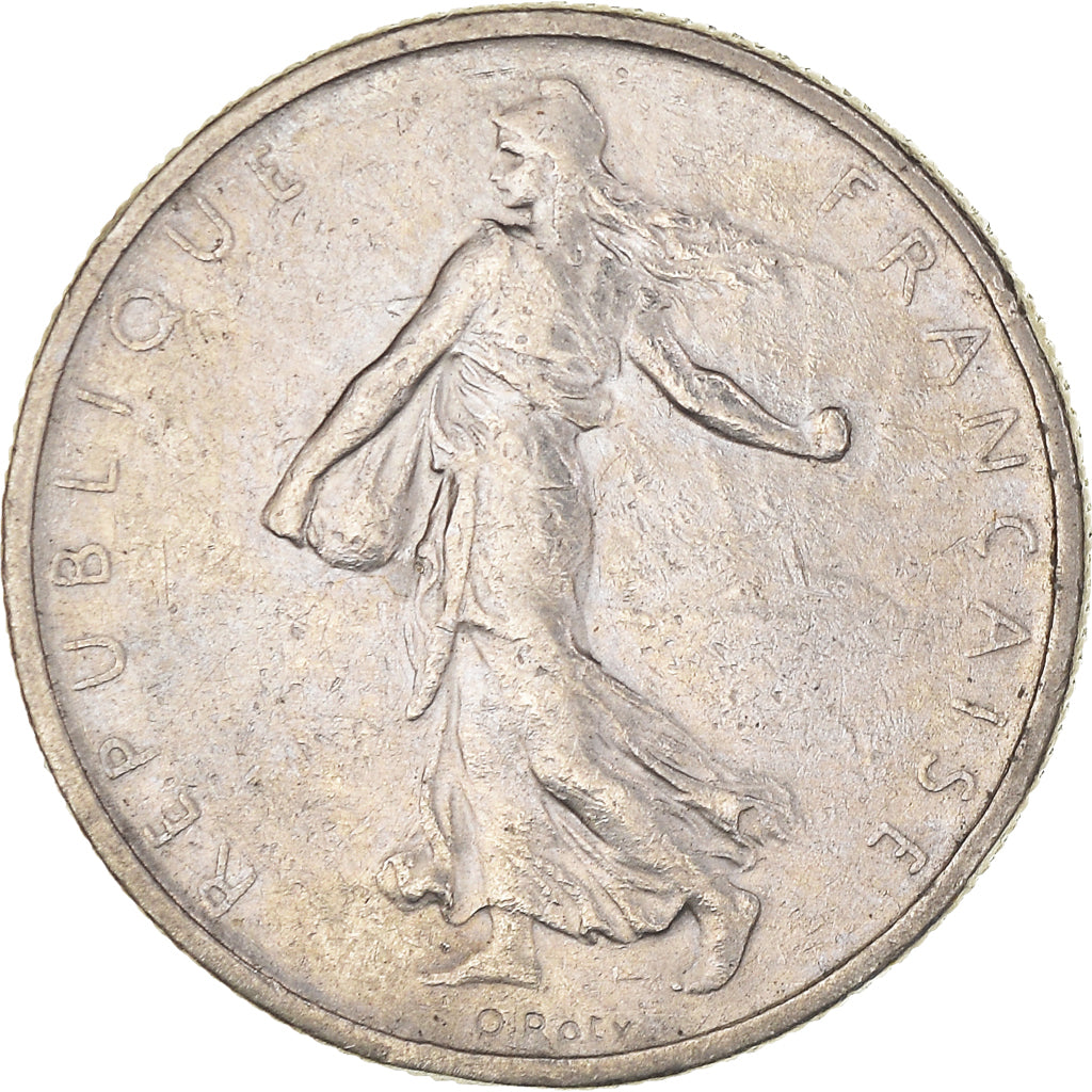 Coin, France, 1/2 Franc, 1965