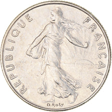Coin, France, 1/2 Franc, 1985