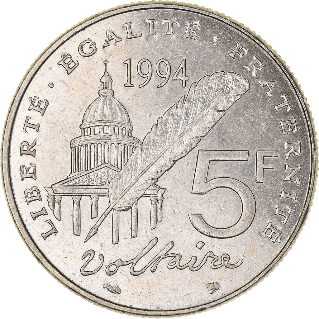 Coin, France, 5 Francs, 1994