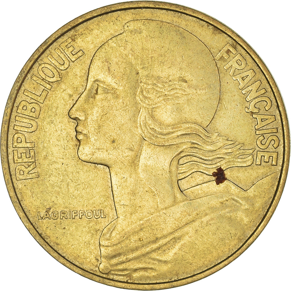 Moneta, Francja, 20 Centimes, 1978