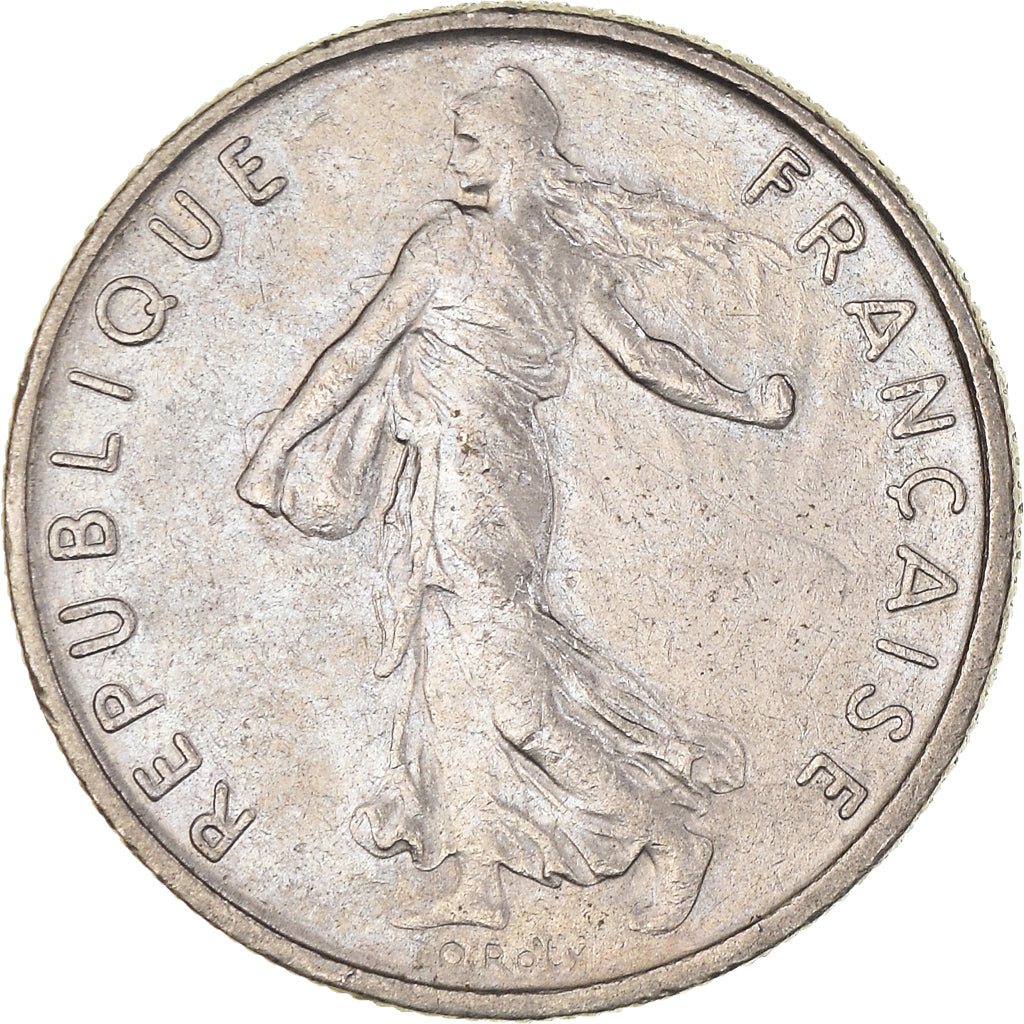 Munten, Frankrijk, 1/2 Franc, 1967