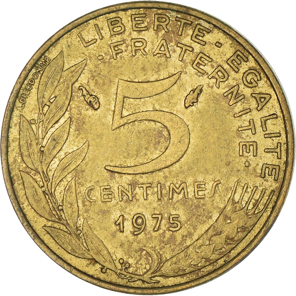 Coin, France, 5 Francs, 1975