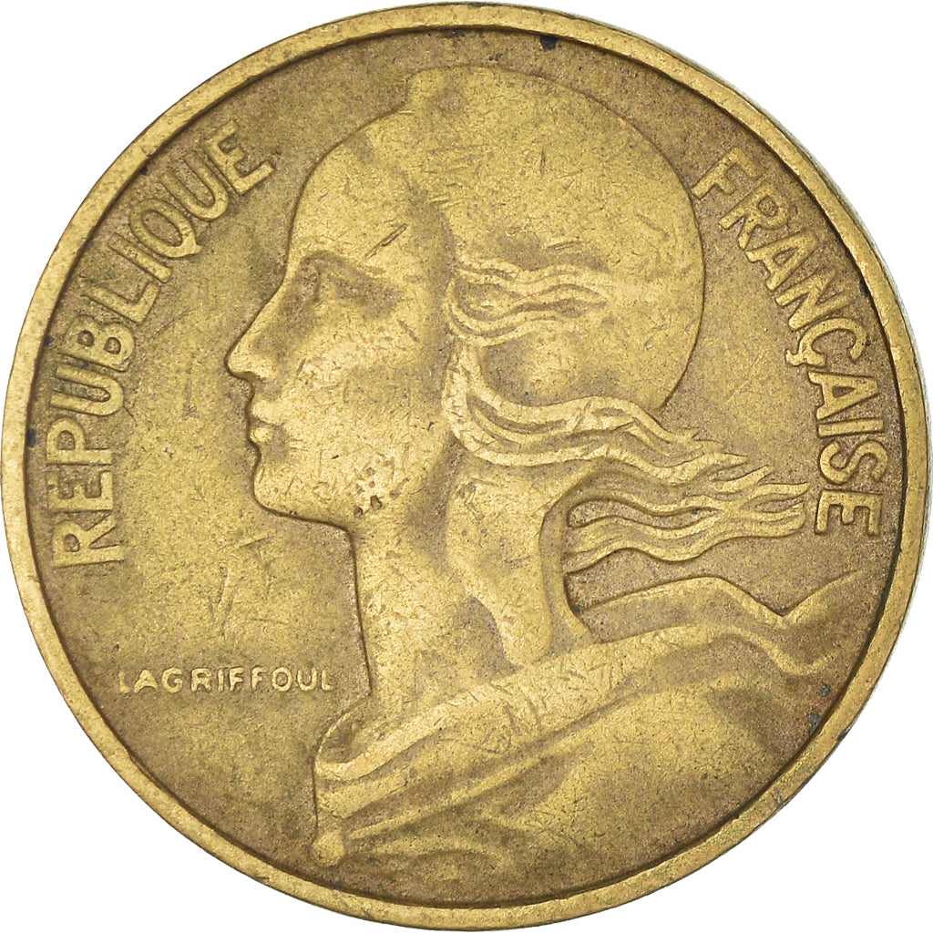 Munten, Frankrijk, 10 Centimes, 1964