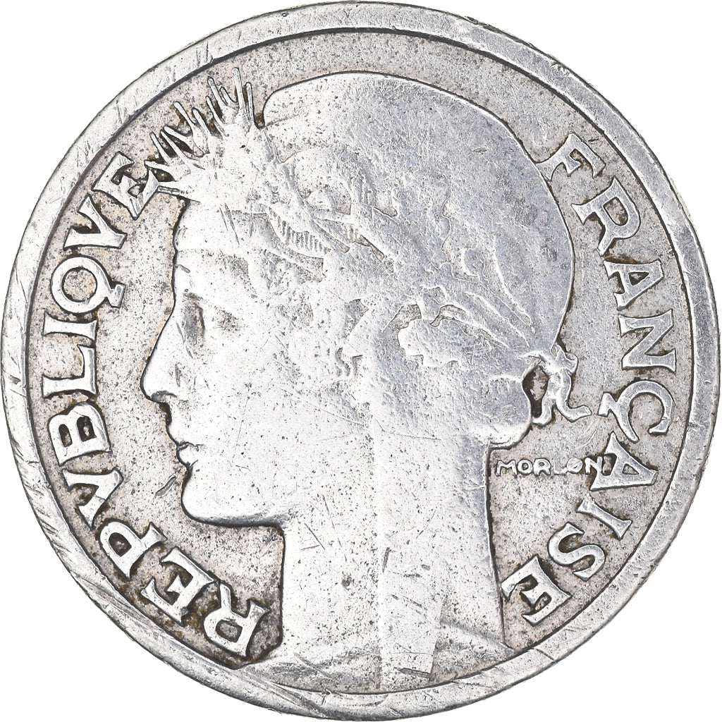 Moeda, França, 2 Francs, 1949