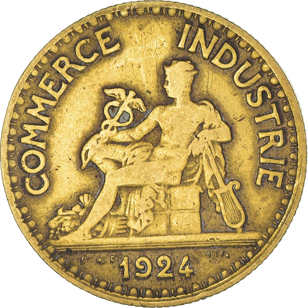 Münze, Frankreich, 50 Centimes, 1924