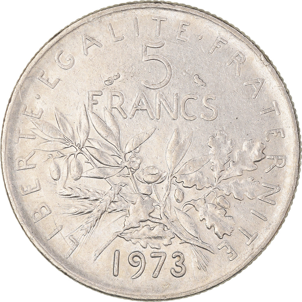 Coin, France, 5 Francs, 1973