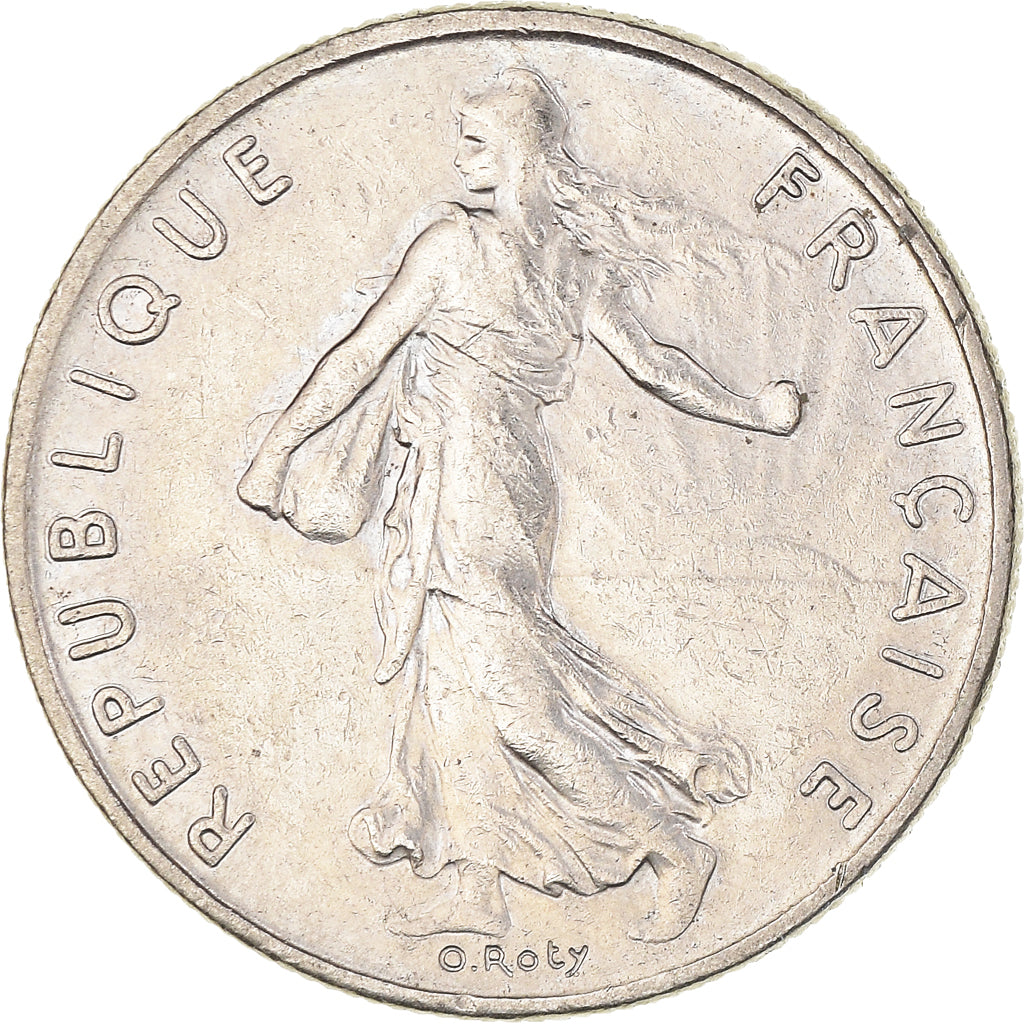 Münze, Frankreich, 1/2 Franc, 1976