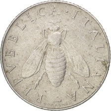 ITALY, 2 Lire, 1953, Rome, KM #94, EF(40-45), Aluminum, 18, 0.78