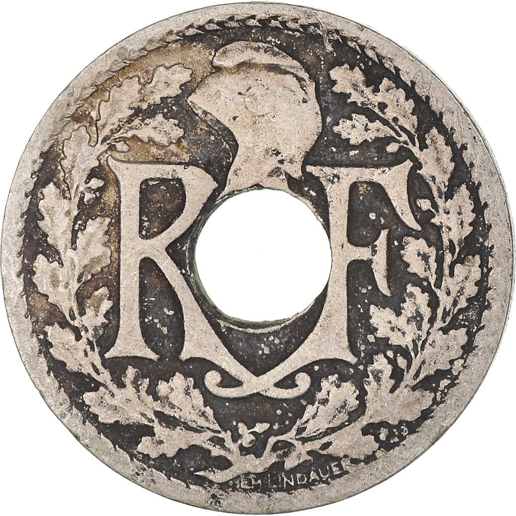 Munten, Frankrijk, 5 Centimes, 1924