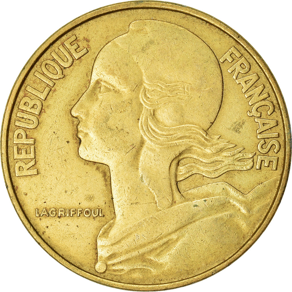 Coin, France, 20 Centimes, 1969