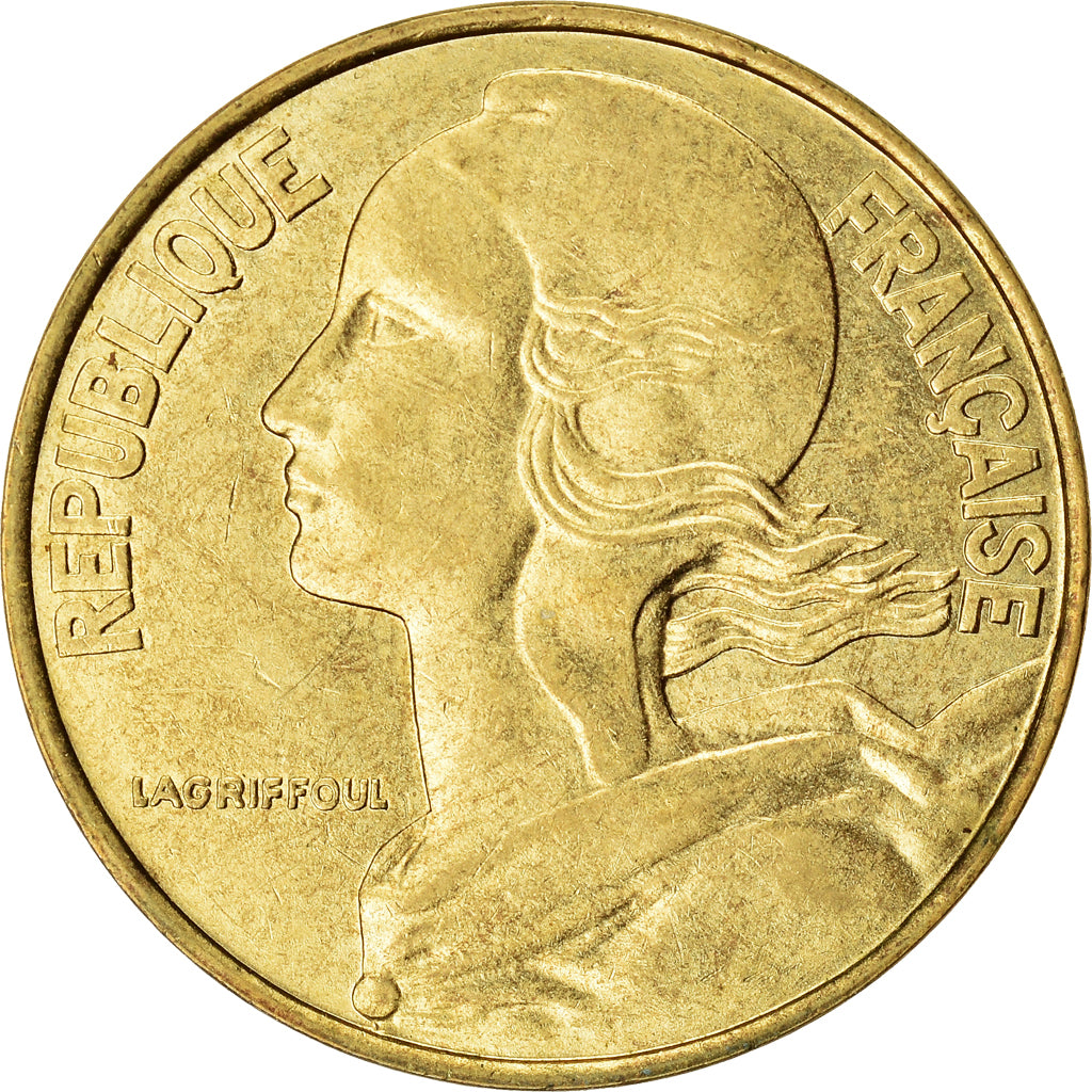 Coin, France, 20 Centimes, 1986