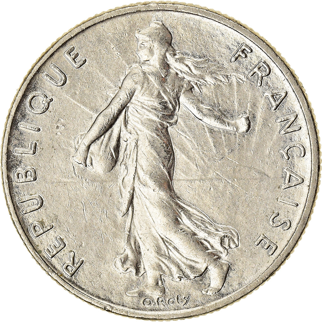 Coin, France, 1/2 Franc, 1983