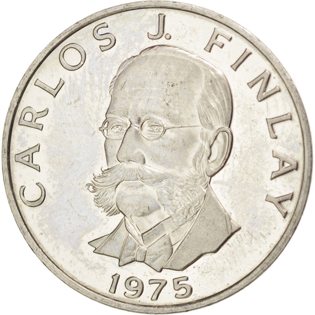 PANAMA, 5 Centesimos, 1975, U.S. Mint, KM #35.1, MS(63), Copper-Nickel Clad...
