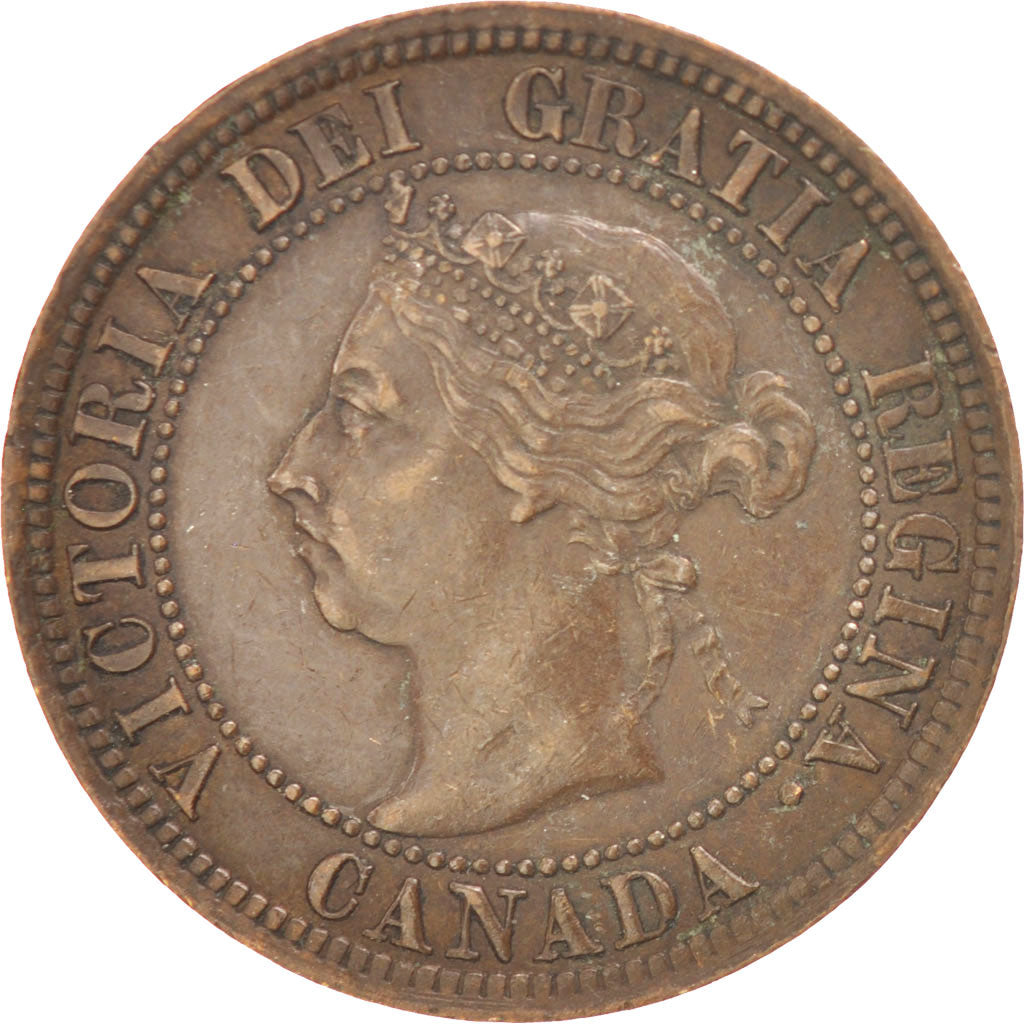 CANADA, Cent, 1892, Royal Canadian Mint, KM #7, EF(40-45), Bronze, 25.5, 5.61