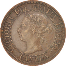 CANADA, Cent, 1892, Royal Canadian Mint, KM #7, EF(40-45), Bronze, 25.5, 5.61