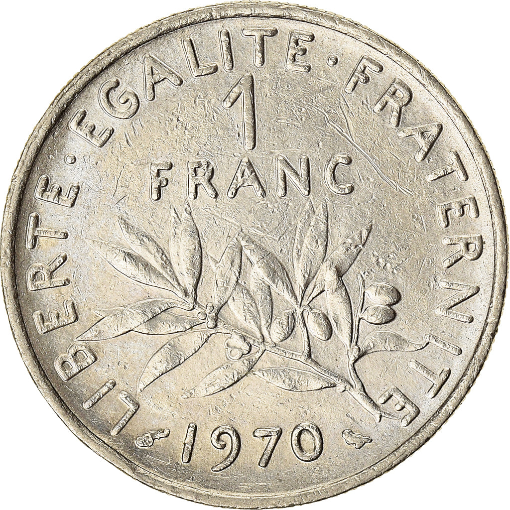 Münze, Frankreich, Franc, 1970