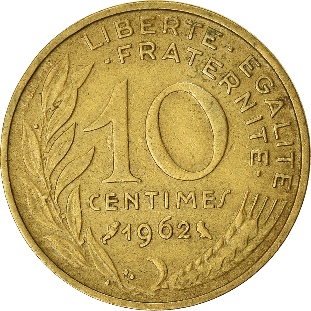 Coin, France, 10 Centimes, 1962