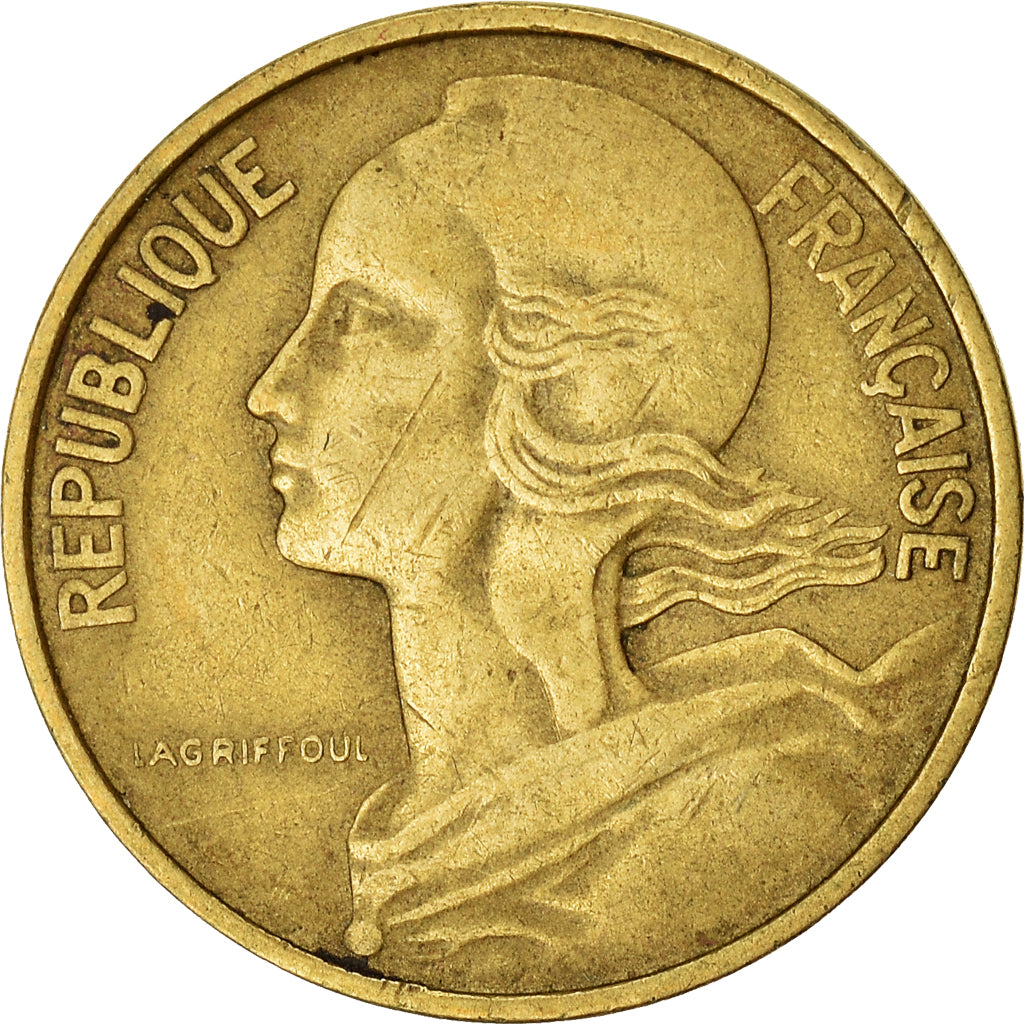 Münze, Frankreich, 10 Centimes, 1968
