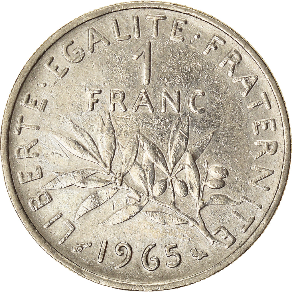Münze, Frankreich, Franc, 1965