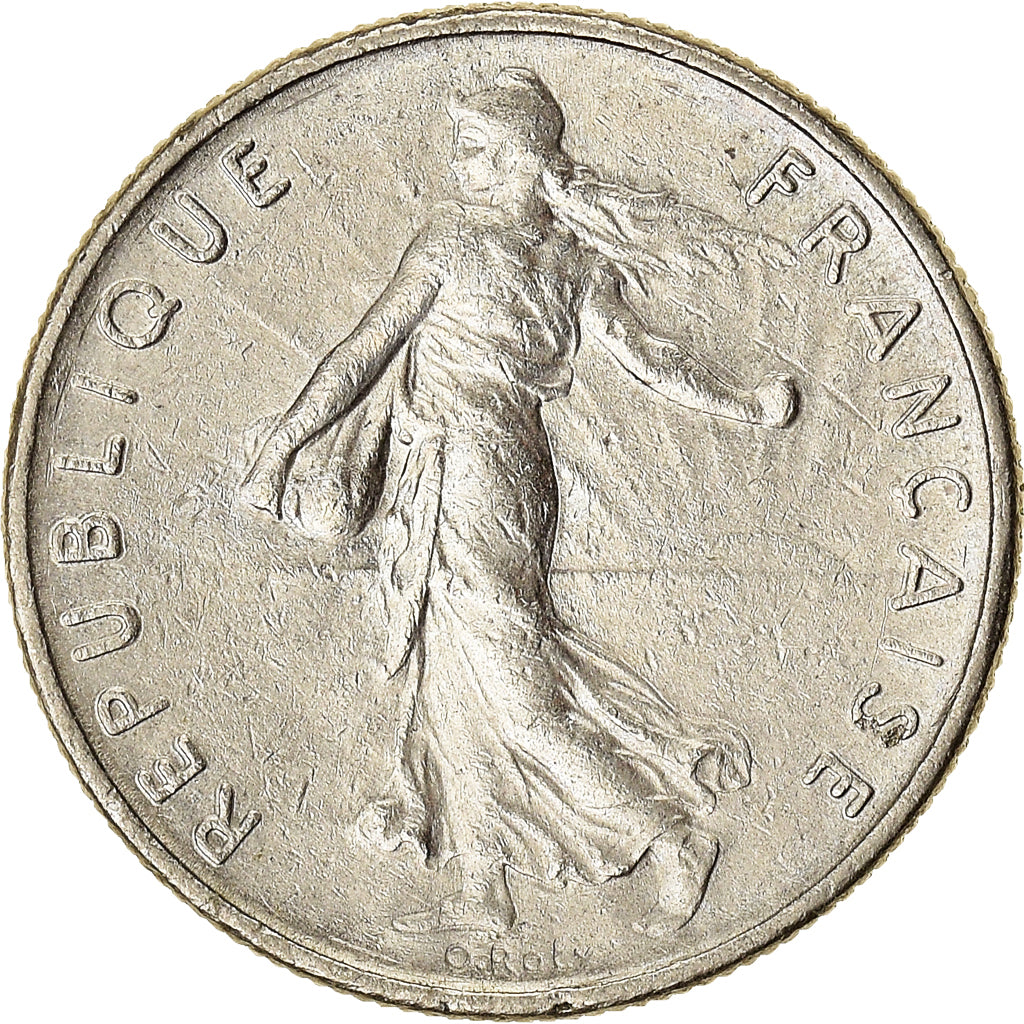 Munten, Frankrijk, 1/2 Franc, 1970